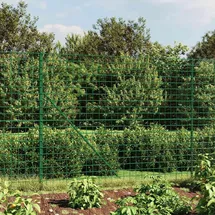 vidaXL Maschendrahtzaun 1,8x10 m Grün