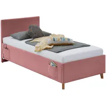 Meise Möbel Polsterbett Cool 90 x 200 cm rose ohne Lattenrost