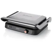 Arzum Tostçu Delux 1800W, Sandwichmaker, Antihaft-Gusseisenplatte in Granitoptik, Edelstahl