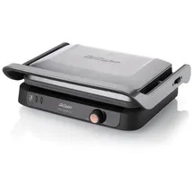 Arzum Tostçu Delux 1800W, Sandwichmaker, Antihaft-Gusseisenplatte in Granitoptik, Edelstahl