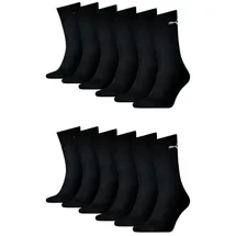 Puma Sportsocken Regular Crew Socken Sport 12-Pack schwarz 2.0 - 35-38