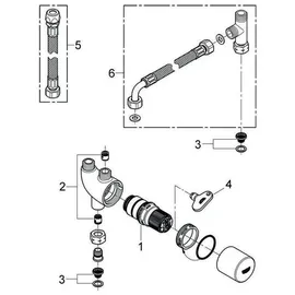 Grohe Grohtherm Micro Therm. Verbrühschutz/Untertischth.