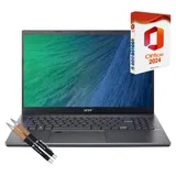 Acer Aspire A17-51, Core 7, 64GB DDR4-RAM, 1000GB SSD, Windows 11 Pro + MS Office 2024 Pro, (17.3"), Beleuchtete Tastatur, Nvidia GeForce RTX 2050 - Grau