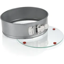 Tescoma Spring-Tortenform DELÍCIA, ø 20 cm, mit Glasboden, Silber