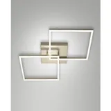 Fabas Luce Bard 2-flammig 65x65 cm Gold edelmatt
