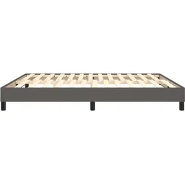 vidaXL Bettgestell 160 x 200 cm Grau