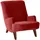 58 aufm Kessel Sessel Kajsa 71x80x101 Bezug Samtvelours Buche nussbaum/ziegel