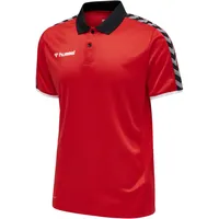 Hummel Authentic Functional Kurzarm-poloshirt - True Red - S