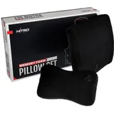 Nitro Concepts Memory Foam Kissen-Set Kissen Schwarz