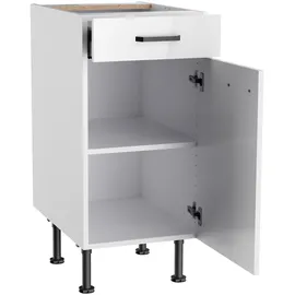 kochstation Unterschrank KOCHSTATION KS-Paula 40 x 58,4 x 87 cm Weiß