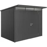 Biohort AvantGarde A5 2,54 x 1,74 m dunkelgrau-metallic Einzeltür
