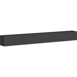 vidaXL Pflanzkübel 360 x 40 x 40 cm Schwarz