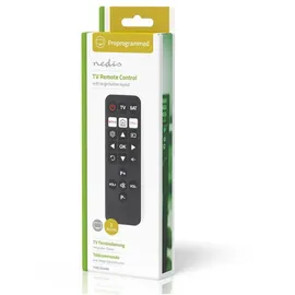 Nedis TVRC23SNBK - Vorprogrammiert - 2 Geräte - Disney + Button/Netflix Button - Infrarot Schwarz