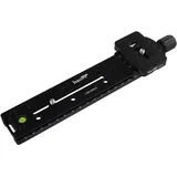 Haoge 200 mm Nodal Slide Doppelschwalbenschwanz-Fokussierungsschienenplatte mit Metall-Schnellspannklemme und 60 mm Platte für Kamera, Panorama, Panorama, Nahaufnahmen, Makroaufnahmen, passend für