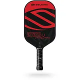 Selkirk Vanguard Hybrid Factory Second Pickleball-Paddel, Kohlefaser-Pickleball-Paddel mit Polypropylen-X5-Kern, Invikta Midweight, Purpurschwarz