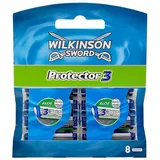 Wilkinson Sword Protector 3 Rasierklingen für Herren Rasierer, 8 Stück (1er Pack)