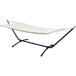 Outdoor Hängematte mit Gestell - 310cm Hängemattengestell 200x120 Stabhängematte