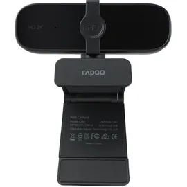 Rapoo XW2K Full HD 2K (4MP) 85° Sichtfeld, Autofokus, Rauschunterdrückung, USB-Anschluss, Kamera-Abdeckung, für Skype, FaceTime, Hangouts, Zoom, usw., PC/Mac/ChromeOS/Android