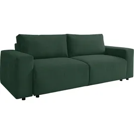 werk2 Schlafsofa WERK2 "Lima, inkl. Bettkasten, bequem, Mega Sofa: Breite 245 cm", moosgrün, B:245cm H:74cm T:102cm, 90% Polyester, 10% Nylon, Sofas, Schlafsofa, Big Sofa mit Bettfunktion und Stauraum für Krims & Krams