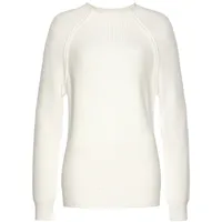 LASCANA Stehkragenpullover Damen wollweiß Gr.40/42