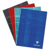 Clairefontaine Kladde A5 Hardcover 90g/qm 96 Blatt liniert sortiert,