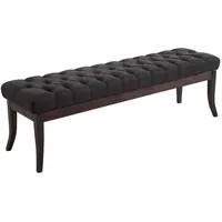 CLP Sitzbank Ramses Stoff antik-dunkel dunkelgrau/150 cm