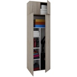 MID.YOU Mehrzweckschrank, Sonoma Eiche, - 70x218x39 cm,