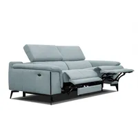 Courtois Laville Relaxsofa, Mintgrün, Textil, Rechteckig, 212x82x103 cm, Wohnzimmer, Sofas & Couches, Sofas, Heimkino Sofas