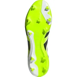 adidas Predator League Laceless FG/MG Herren Cloud White/Core Black/Lucid Lemon 43 1/3