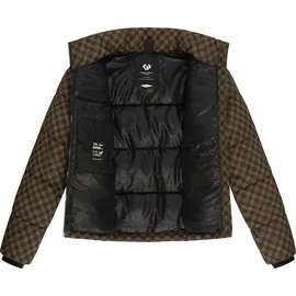 Ragwear Winterjacke "Serah Print", Damen, Gr. XXL (44), braun, Außenmaterial: 100% Polyester. Innenfutter: 100% Polyester.