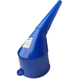 Bradas Einfülltrichter mit Sieb abgewinkelt blau