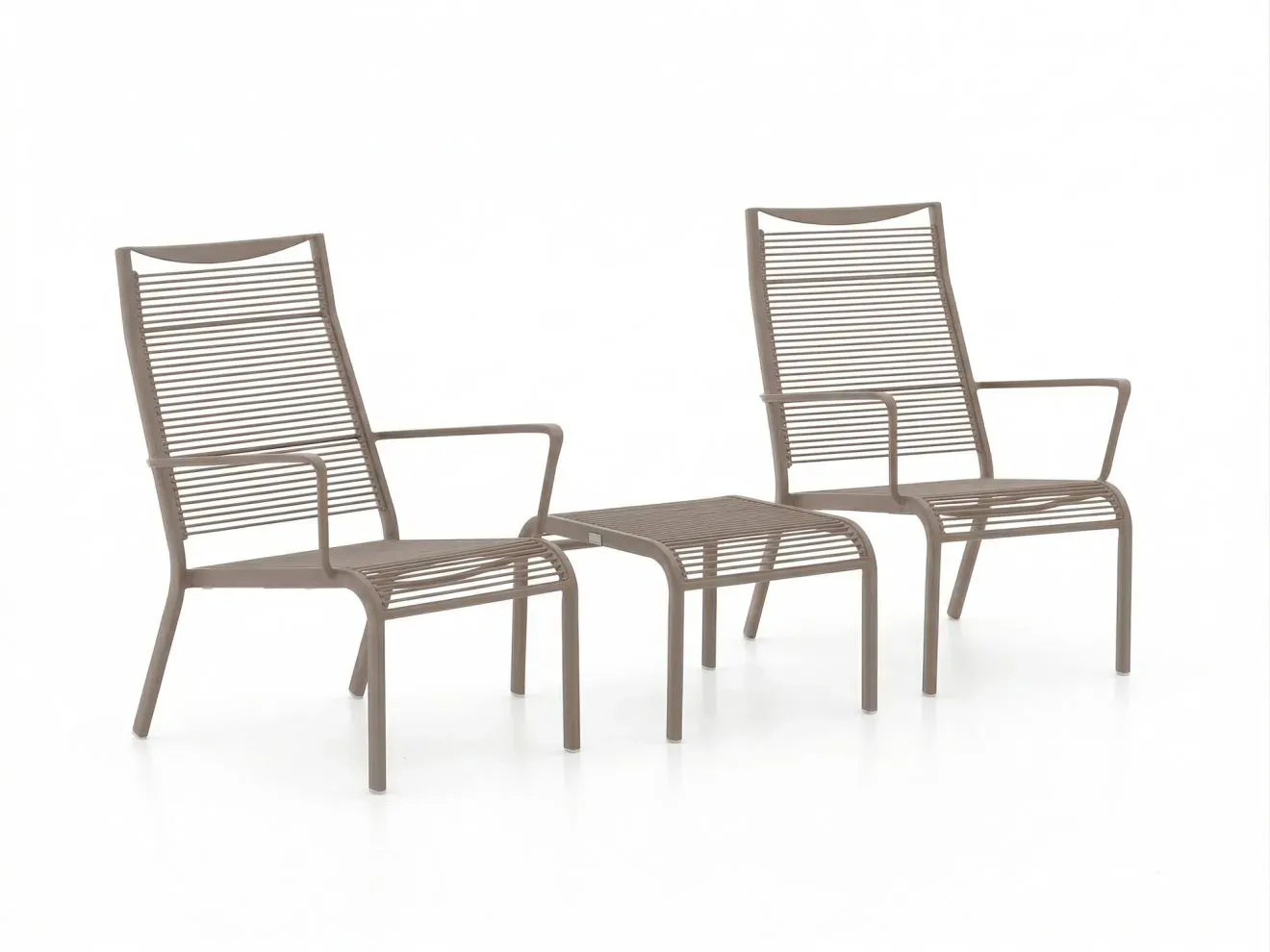 + 10 % Kassenrabatt | Apple Bee Hawaii Lounge Balkonmöbel-Set 3-teilig stapelbar