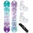Airtracks Damen Snowboard-Set Akasha Lady Snowboard Freestyle Freeride 147 - Softbindung Master FASTEC W M - SB Bag