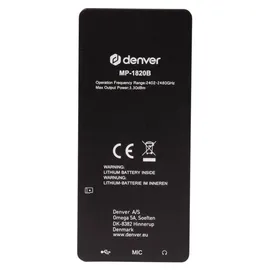 Denver MP-1820B Schwarz
