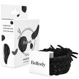 Bellody Bellody® Original Haargummis - Stylisch geflochtene Haargummis mit starkem Halt (4 Stück - Classic Black) - Damen Haargummi Schwarz