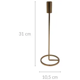 home&styling collection Home Styling Collection Kerzenhalter gold | Gr.: onesize