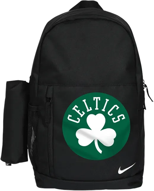 Nike Boston Celtics NBA Elemental 20L Rucksack Schwarz Fnaw 