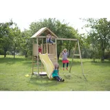 Wendi Toys Spielturm Biene mit Rutsche, Kletterwand 270 cm x 270 cm x 2