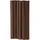 Bradas Zaunblende 19 x 19 cm braun Kunststoff 20 St.