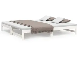 vidaXL Tagesbett 80 x 200 cm Weiß