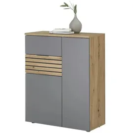 Stella Trading Milan 85 x 103 x 38 cm grau / grau