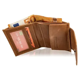 Josephine Osthoff Handtaschen-Manufaktur Josephine Osthoff Geldbörse klein unisex braun