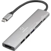 Renkforce USB-C® Dockingstation RF-DKS-907 Passend für Marke Dockingstations: Universal USB-C® Power Delivery, integrierter