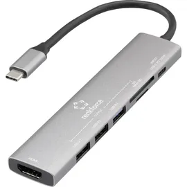 Renkforce USB-C® Dockingstation RF-DKS-907 Passend für Marke Dockingstations: Universal USB-C® Power Delivery, integrierter