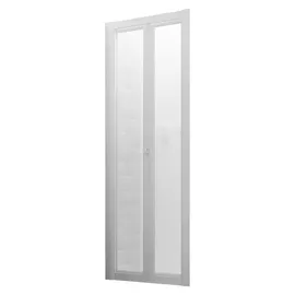 Forte Domino Duschtür rechts 95 x 185 cm Dusch-Falttür weiß