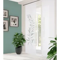 home in green Celso 1, grün (mint), B:60cm H:245cm, Polyester, 245x60 cm, 3D- Pflanzenranke, Farbe:Salbei, Größe:245 x 60 cm, Anzahl:1x