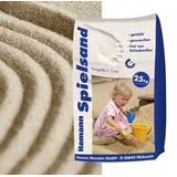 Spielsand 25 kg Quarzsand für Sandkasten, feine Körnung, gesiebt, gewaschen, formstabil