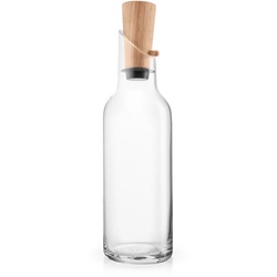 Eva Solo - Glaskaraffe mit Holzstopfen 1 l, Eiche / klar