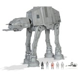 Jazwares Star Wars Micro Galaxy Squadron SWJ0170 - at-at, offizielles 25cm Fahrzeug mit Licht, Sound und Figuren