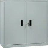 Woltu Aktenschrank 90 x 92,5 x 40 cm grau